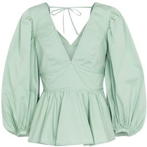 NWT Staud Peplum Top